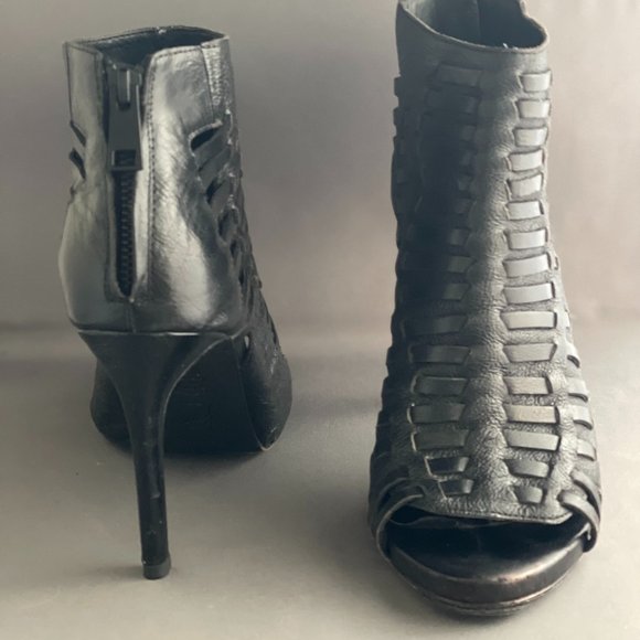 Joie Kenna Open Toe Heel In Black - Picture 5 of 7